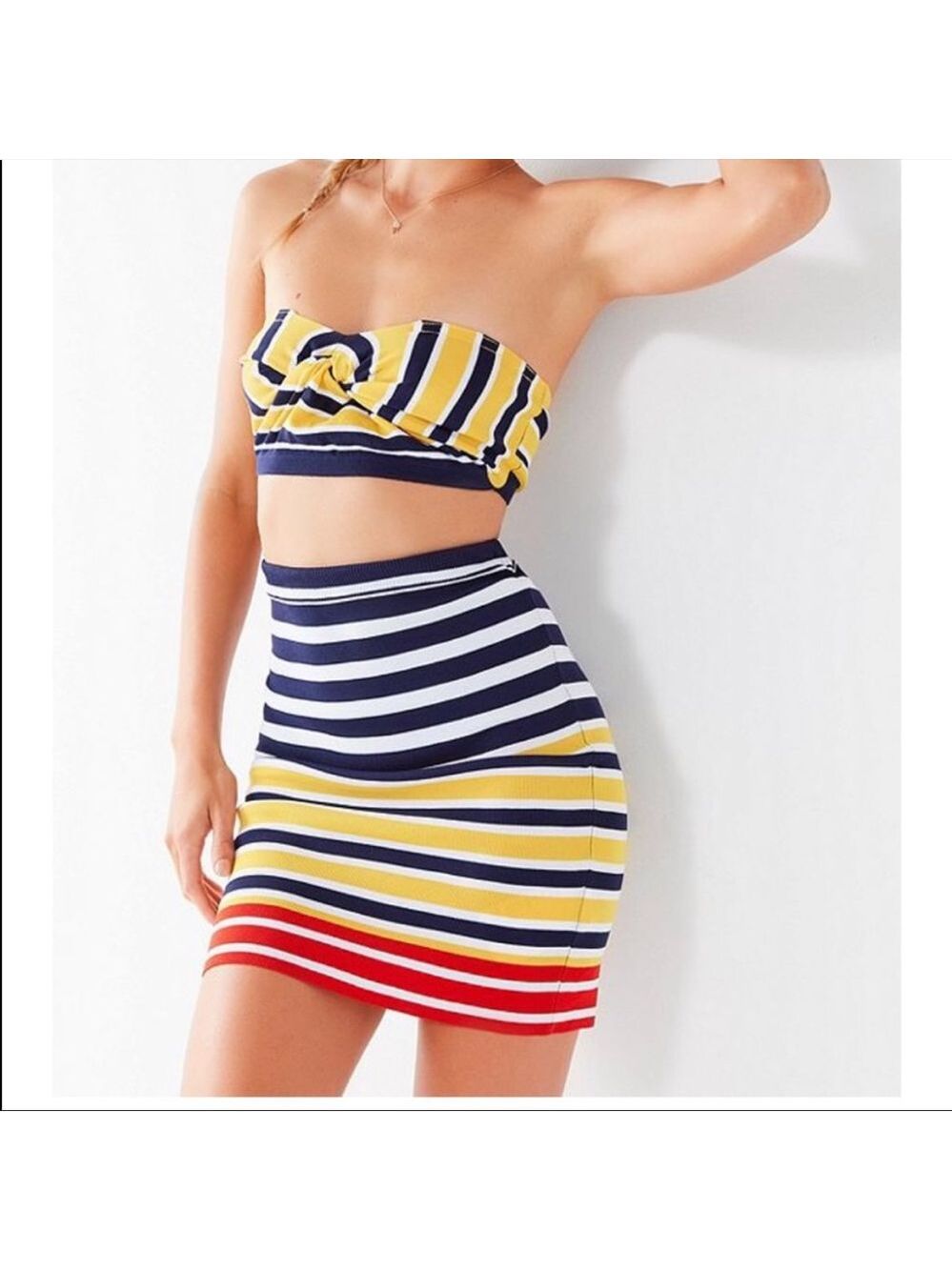 Urban Outfitters stripped two piece set - Picture 3 of 8